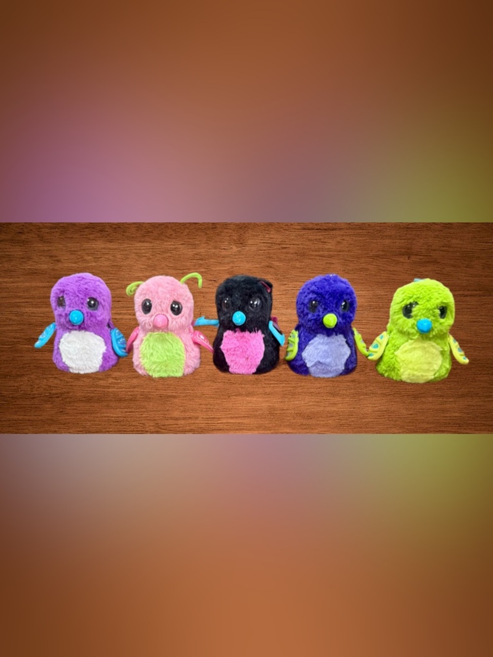 SPIN MÁSTER HATCHIMALS DRAGGLE ELETRONIC INTERACTIVE TOY BUNDLE OF 5 ANIMALS. 5”